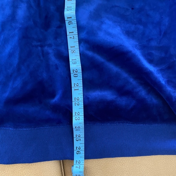 Size 2X NWT Calvin Klein Velour Zip front Jacket - Picture 8 of 9